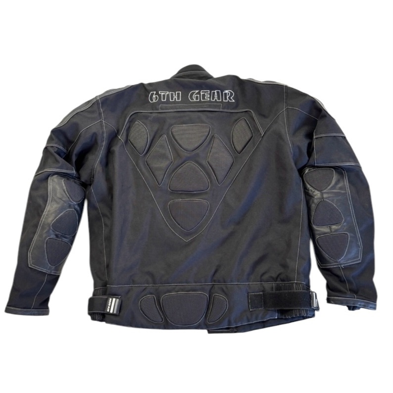 Speedtec 6th Gear Black Armour Motorcycle Jacket Size Large (46)